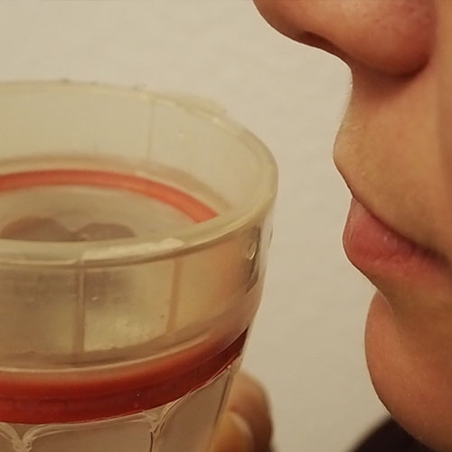Unterstützter Lippenansatz