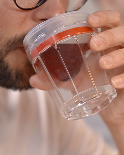 Schluckeinleitung über die Lippen Funktionen von sippa